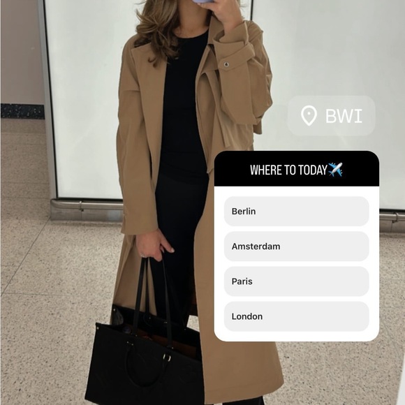 H&M TRENCH COAT - Picture 3 of 3